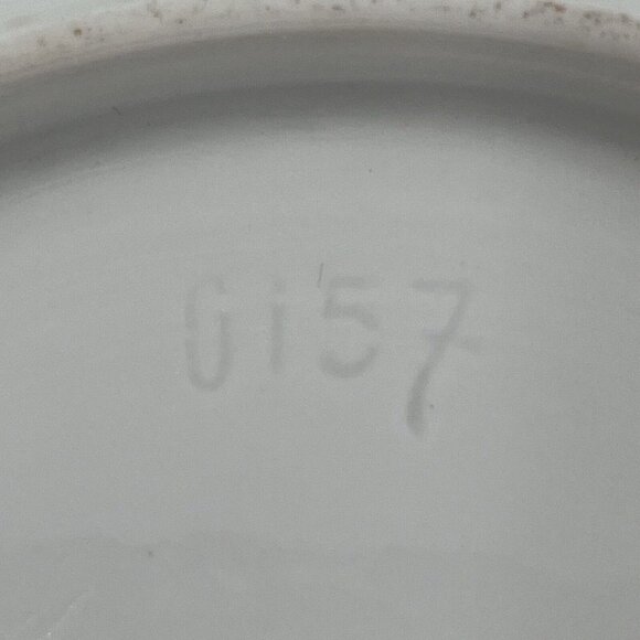 Oscar Schlegelmilch Gold Cobalt Handled Vintage Floral Porcelain Dish Plate - Picture 5 of 11